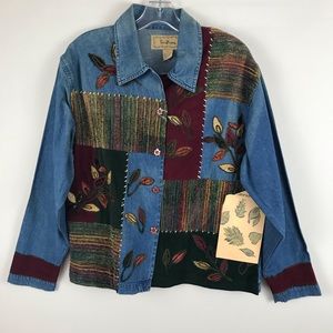 Vintage Tantrum 100% cotton jean jacket.
